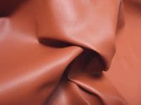 Faux LEATHER Leatherette PVC Vinyl Upholstery Fabric Material - RUSSET